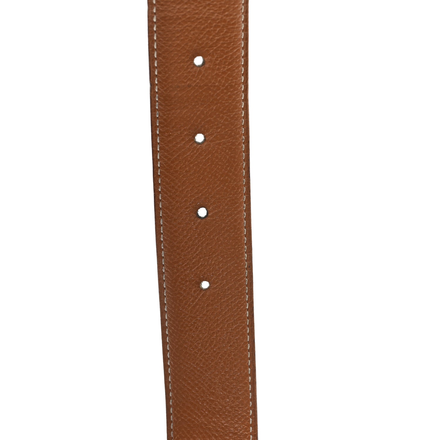 Hermes Box Courchevel 32mm H Belt 80 32 Black Gold 1784114
