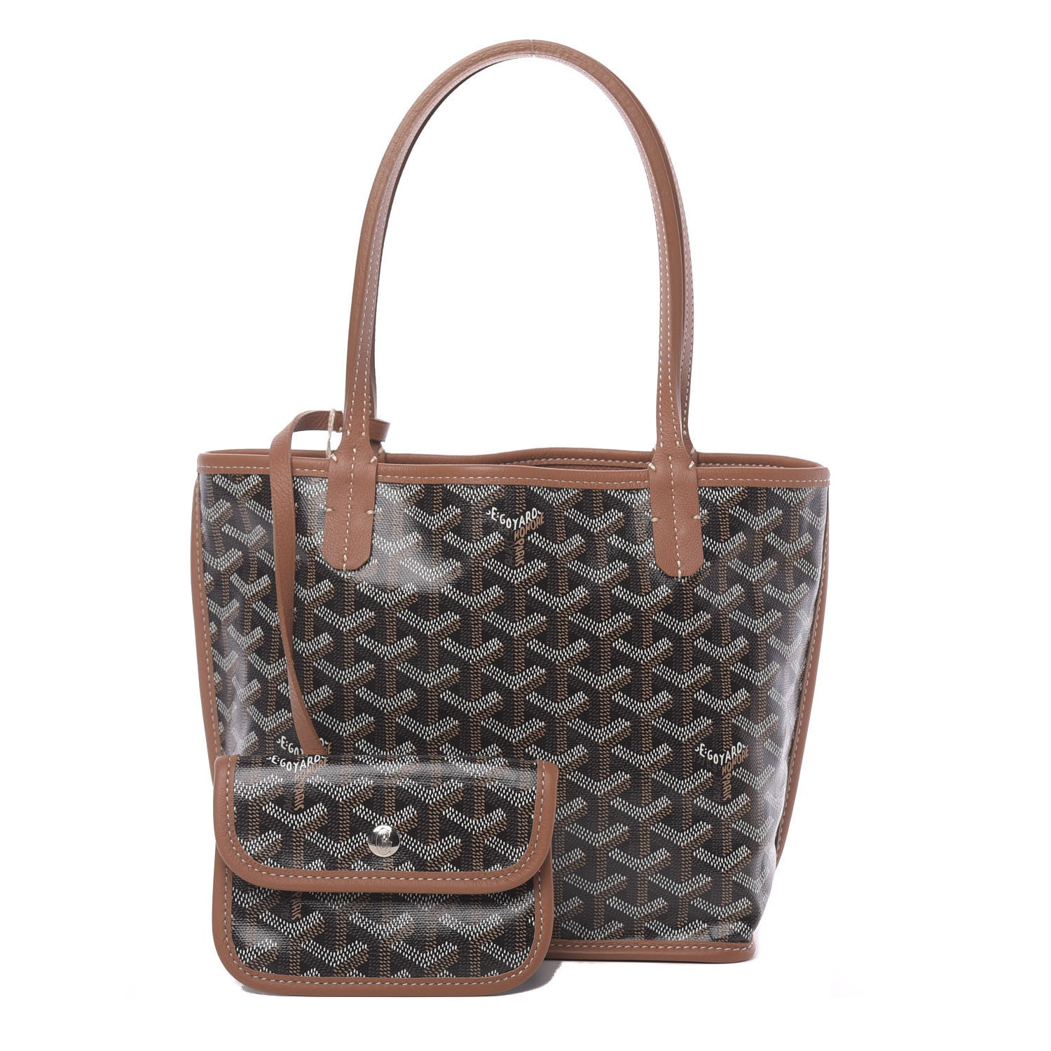 Goyard Goyardine Reversible Mini Anjou Black Gold 1 of 17