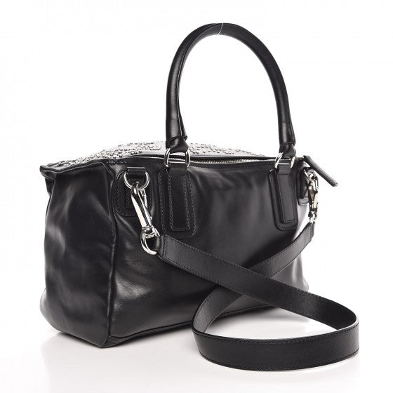 Givenchy Calfskin Studded Medium Pandora Black 3 of 7