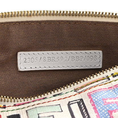 Fendi Zucca Spalmati FF Multicolor Pochette  White 7 of 11