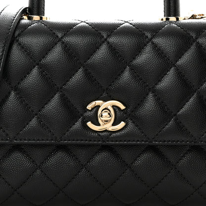 Chanel Caviar Quilted Mini Coco Handle Flap Black 8 of 10