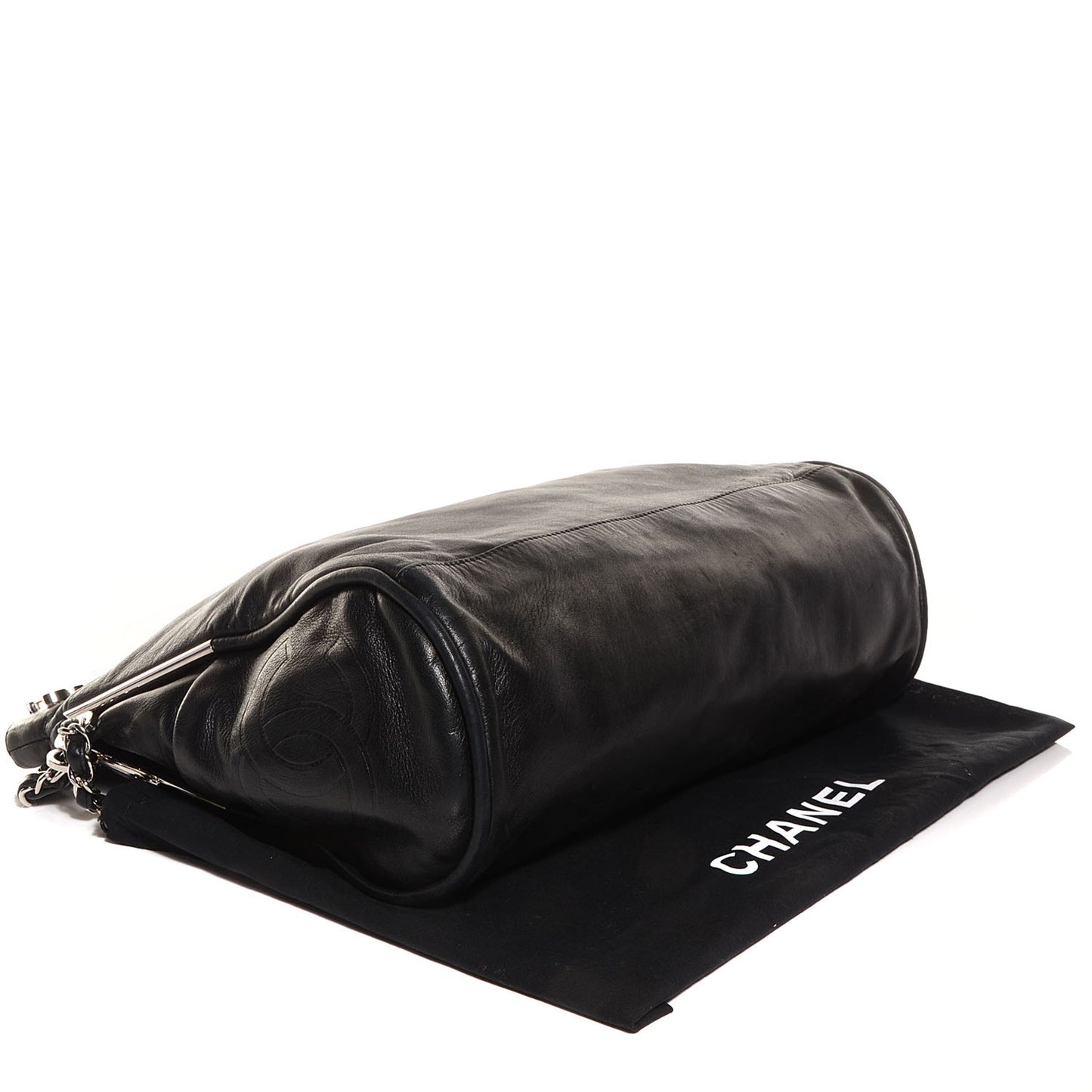 Lambskin Large Ultimate Soft Tote Black