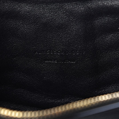 Saint Laurent Grain De Poudre Matelasse Monogram Mini Lou Camera Bag Black 8 of 12