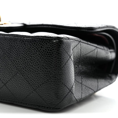 Chanel Caviar Quilted Small Double Flap Black 10 of 11