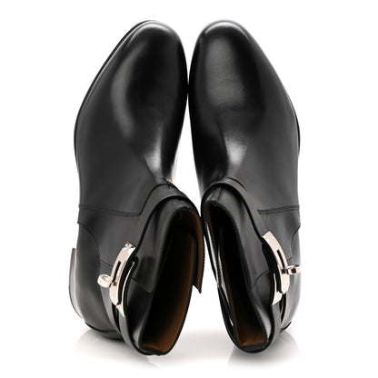 Hermes Calfskin Neo Low Boots 38.5 Black 2 of 10