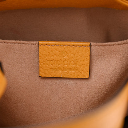 Gucci GG Supreme Monogram Flora Small Ophidia Bucket Bag Beige Multicolor Crop 6 of 8