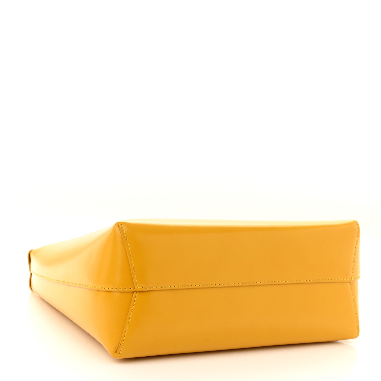 Mansur Gavriel Polished Calfskin Mini Candy Bag Yellow 4 of 9