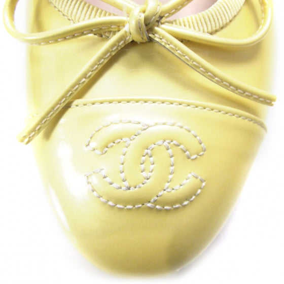 Patent Classic CC Ballet Flats 40.5 Yellow
