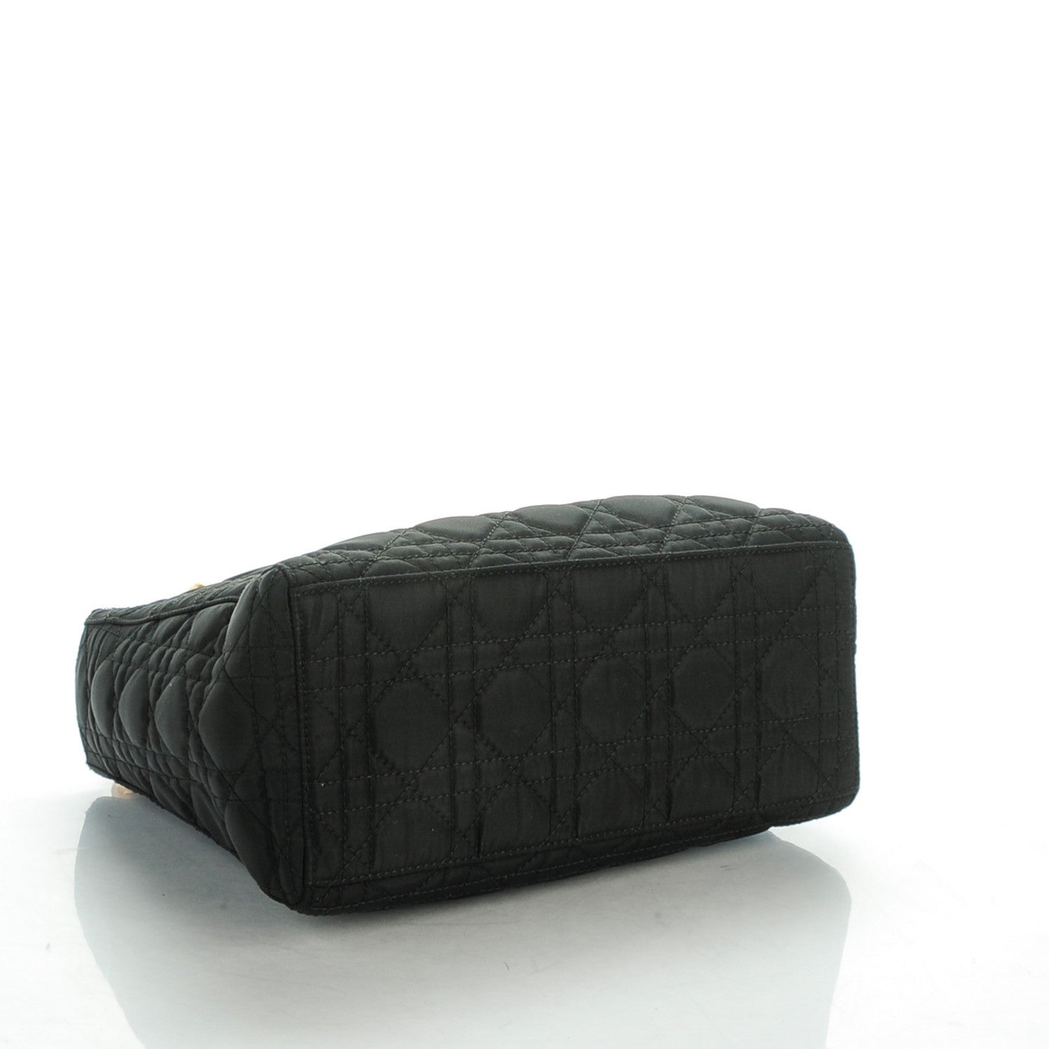 Christian Dior Nylon Cannage Medium Lady Dior Black 4 of 7