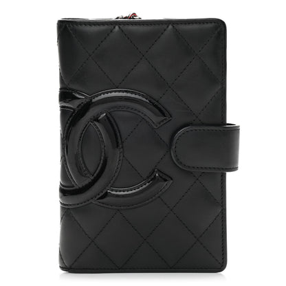 Chanel Calfskin Cambon Zipped Pocket Wallet Black 1 of 9
