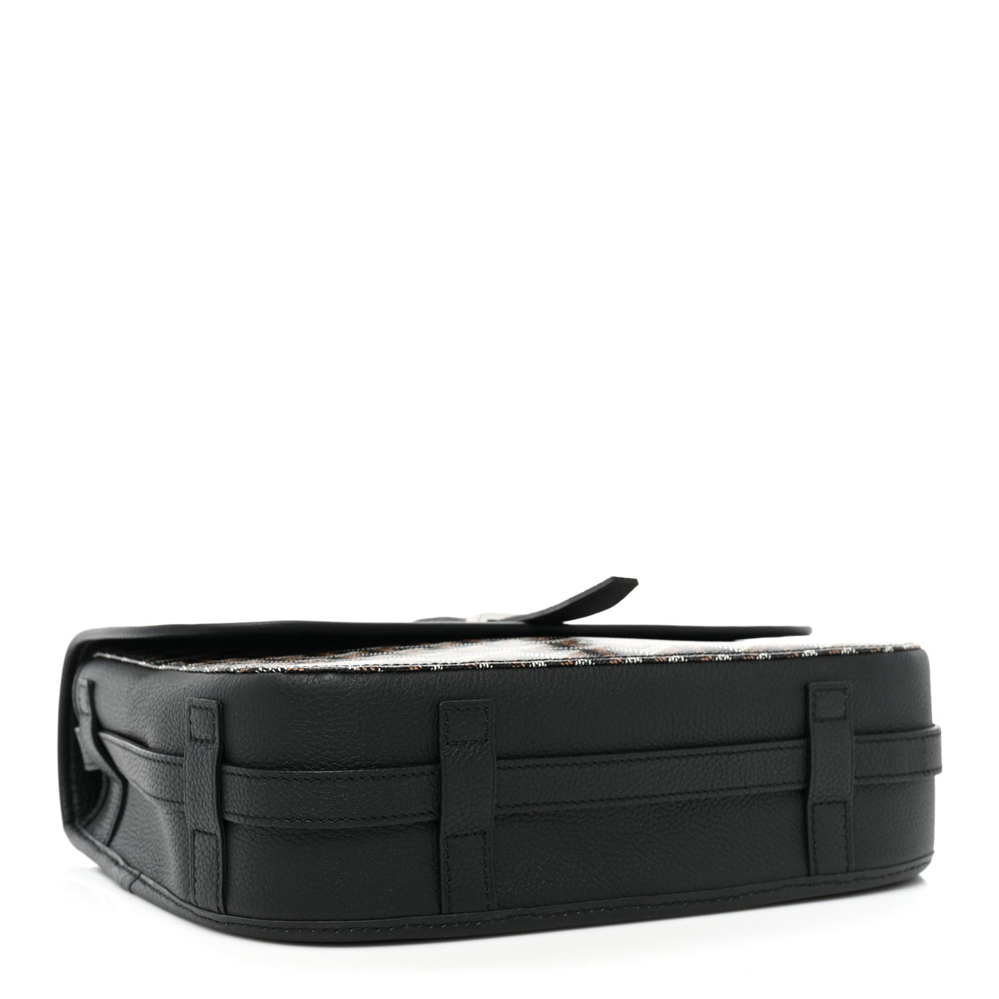Goyardine Belvedere II MM Messenger Bag Black