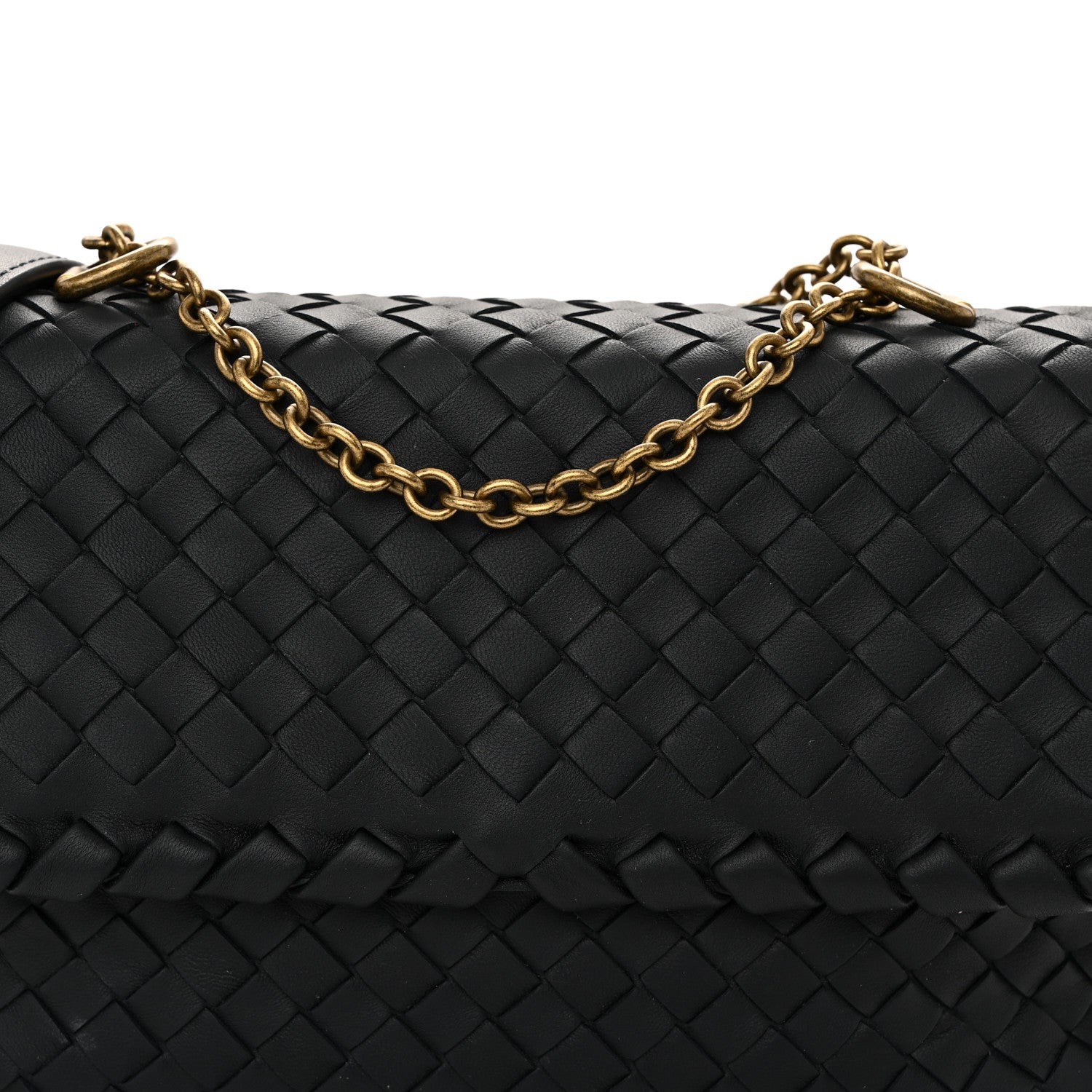 Bottega Veneta Nappa Intrecciato Baby Olimpia Shoulder Bag Black 9 of 11