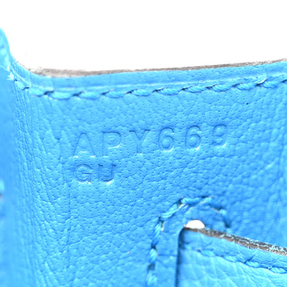 Hermes Togo Kelly Retourne 32 Bleu Zanzibar 7 of 14