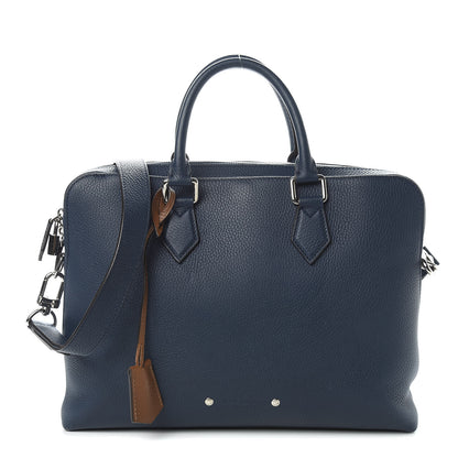 Louis Vuitton Taurillon Armand Briefcase Navy 1 of 9