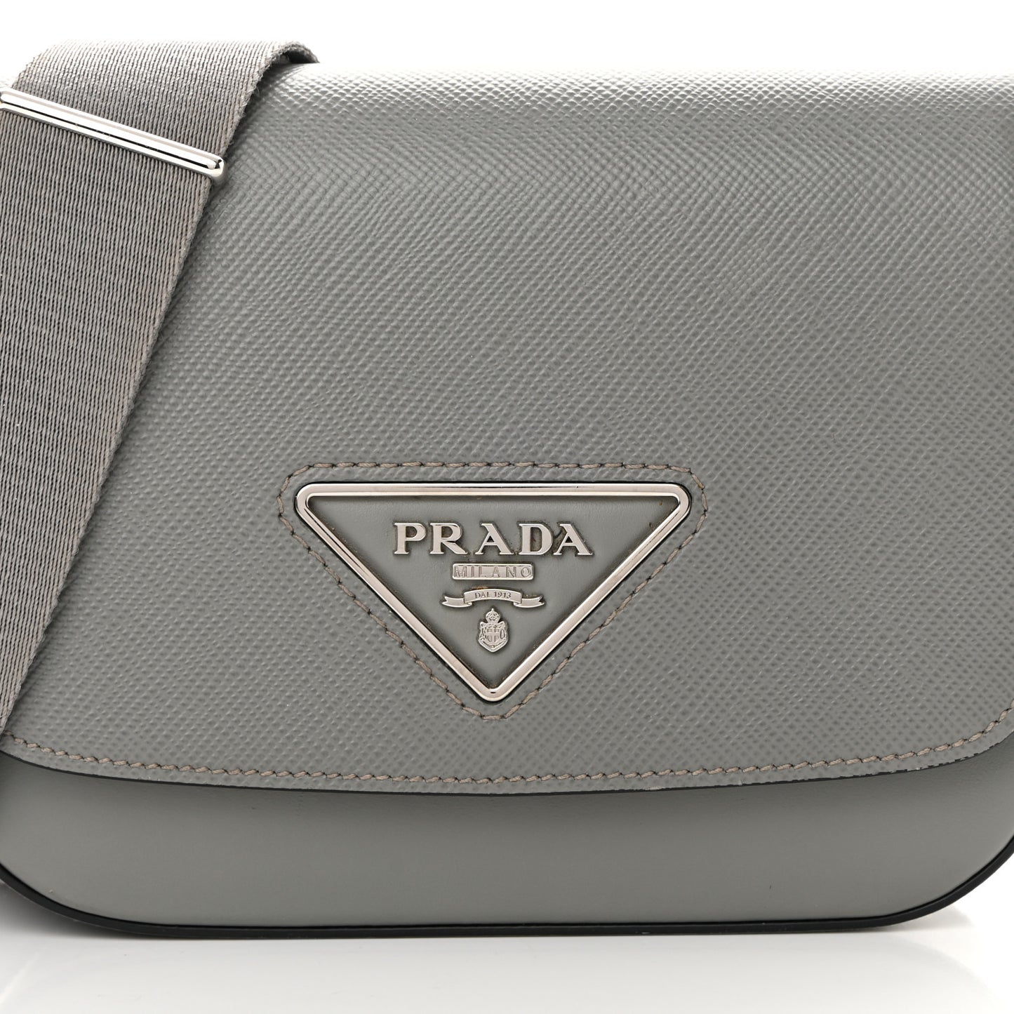 Saffiano Cuir Identity Shoulder Bag Ardesia