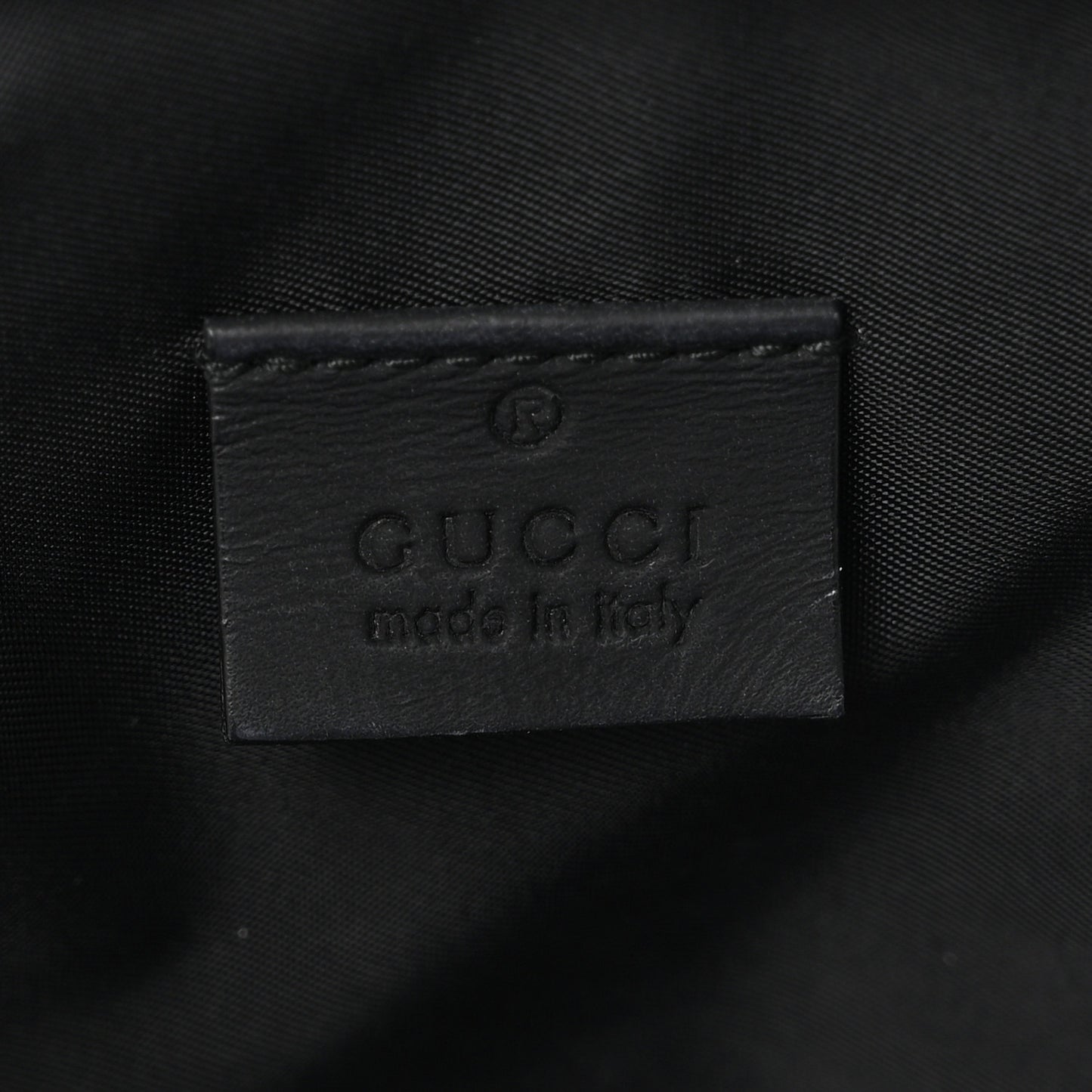 Rubber Guccissima Laptop Briefcase Black