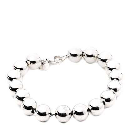 Tiffany Sterling Silver 10mm HardWear Ball Bracelet 1 of 6