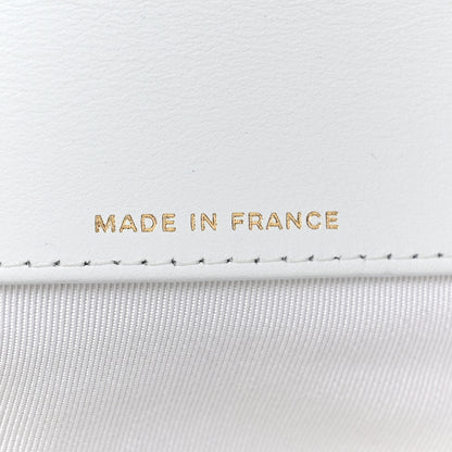 Chanel Patent Quilted Glasses Case With Chain White 7 of 11