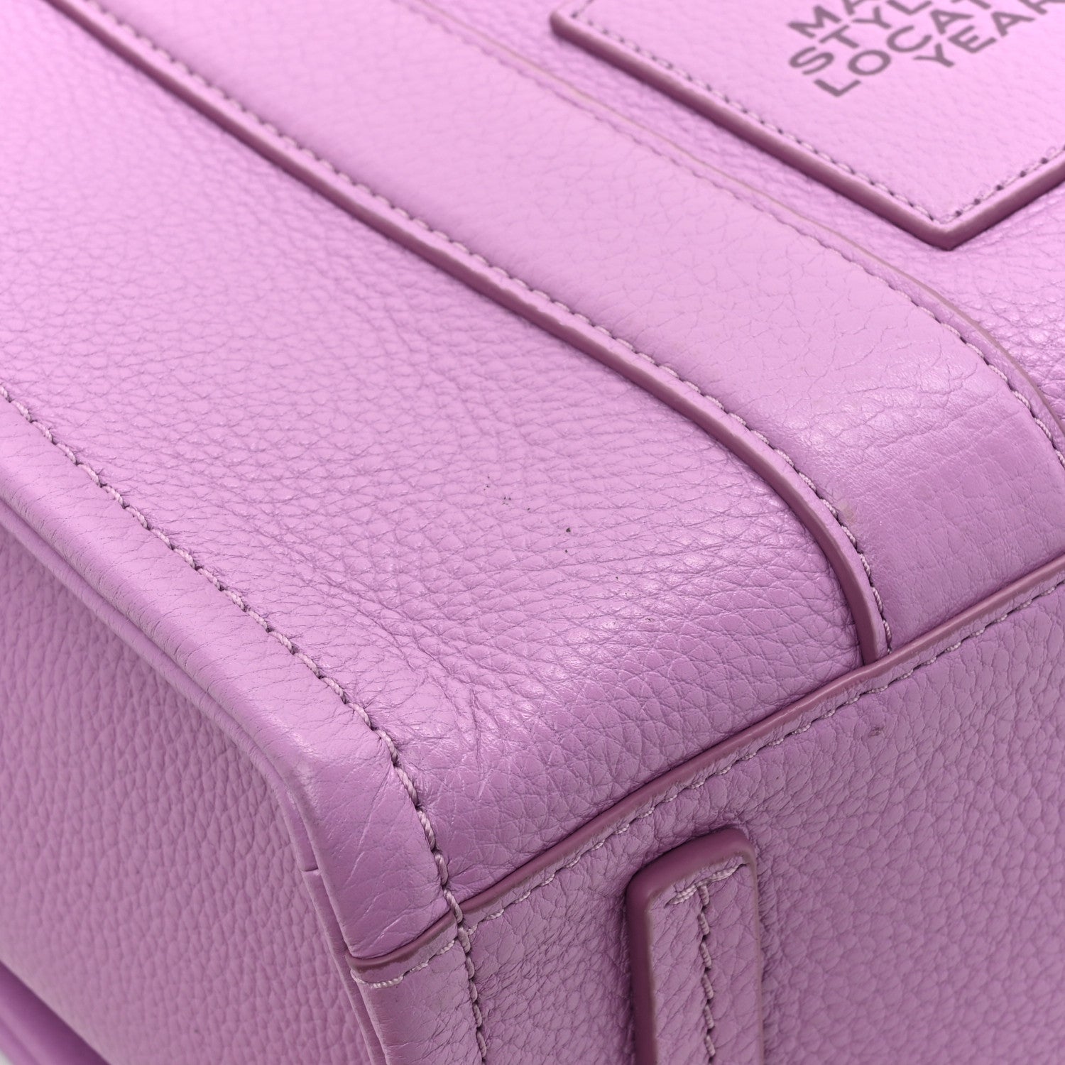 Marc Jacobs Grained Calfskin Medium The Tote Bag Regal Orchid 14 of 15