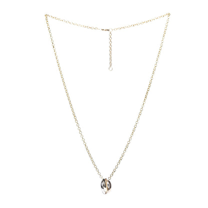 Cartier 18K Pink Yellow White Gold Baby Trinity Pendant Necklace 3 of 5