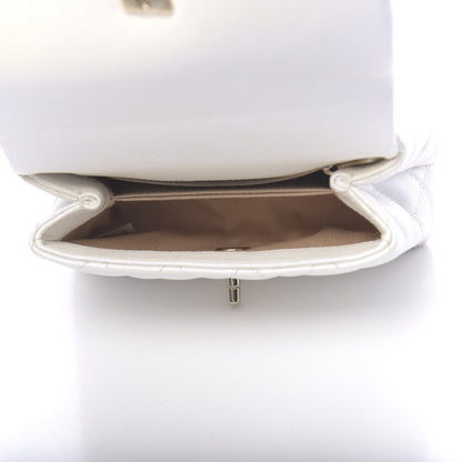 Chanel Iridescent Caviar Quilted Extra Mini Coco Handle Flap Ivory 5 of 11