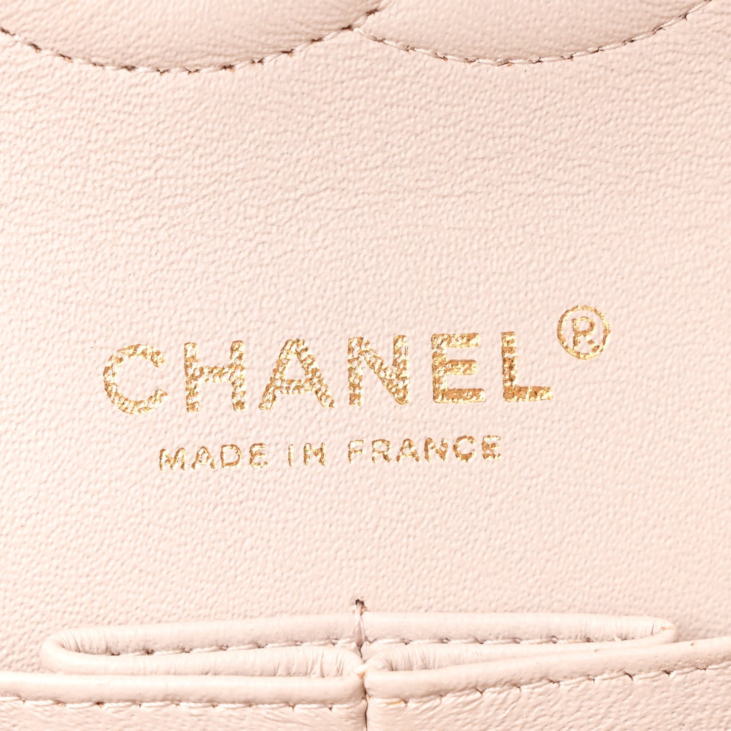 Lambskin Quilted Medium Double Flap Light Pink