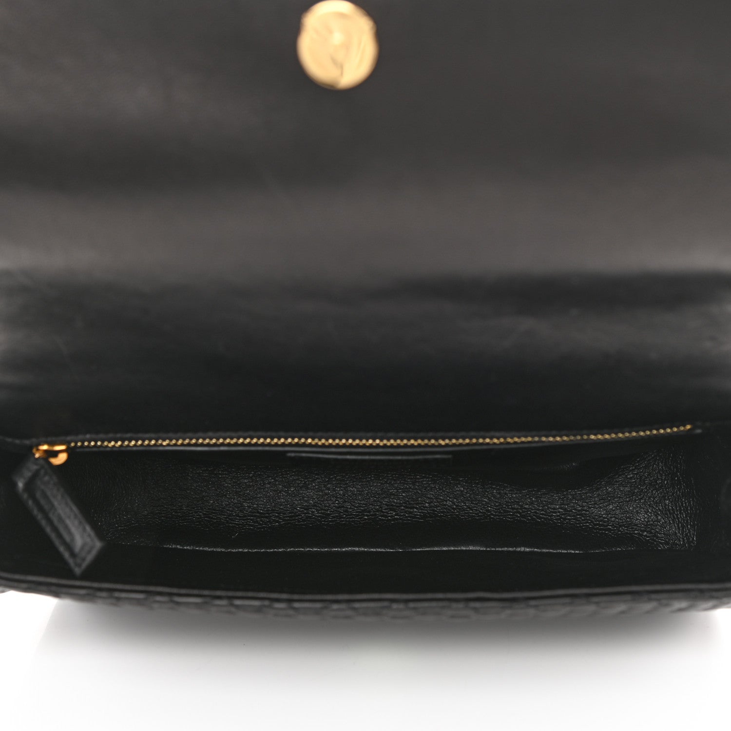 Saint Laurent Lambskin Quilted Victoire Shoulder Bag Black 5 of 9