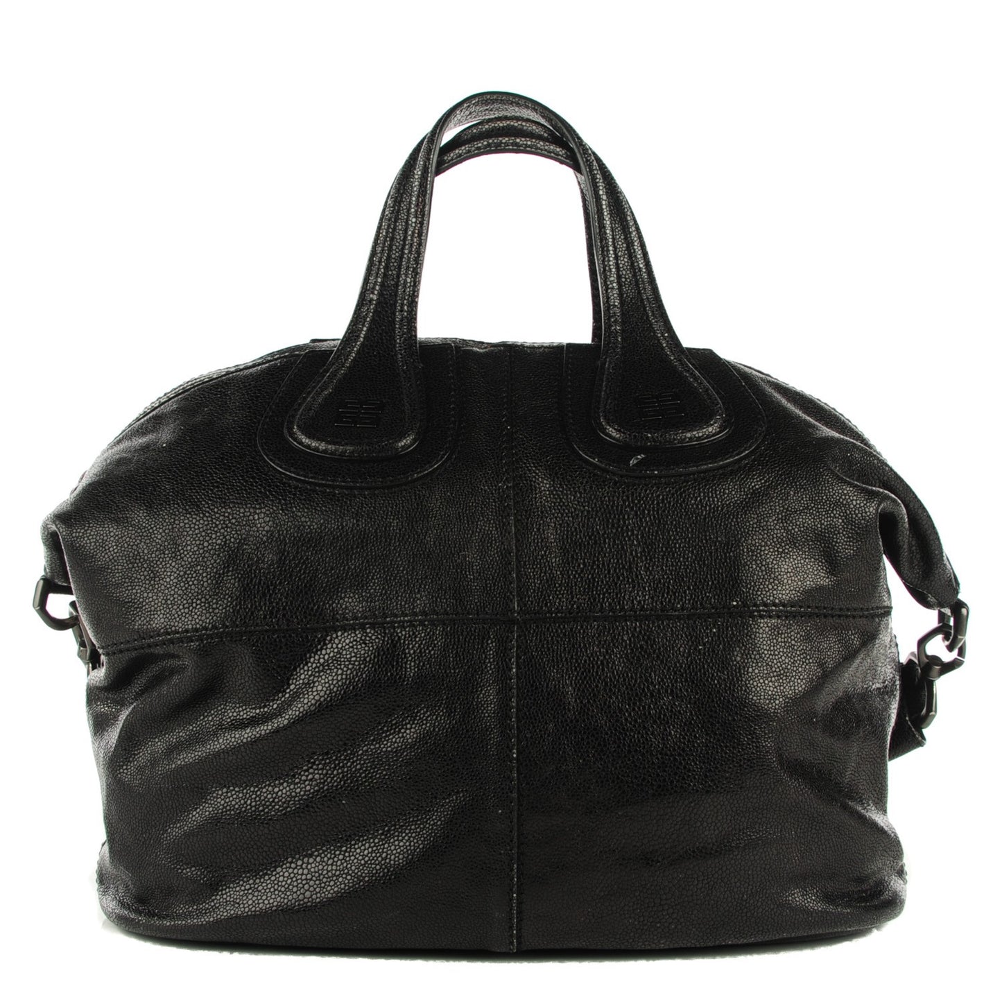 Grained Calfskin Large Nightingale Black