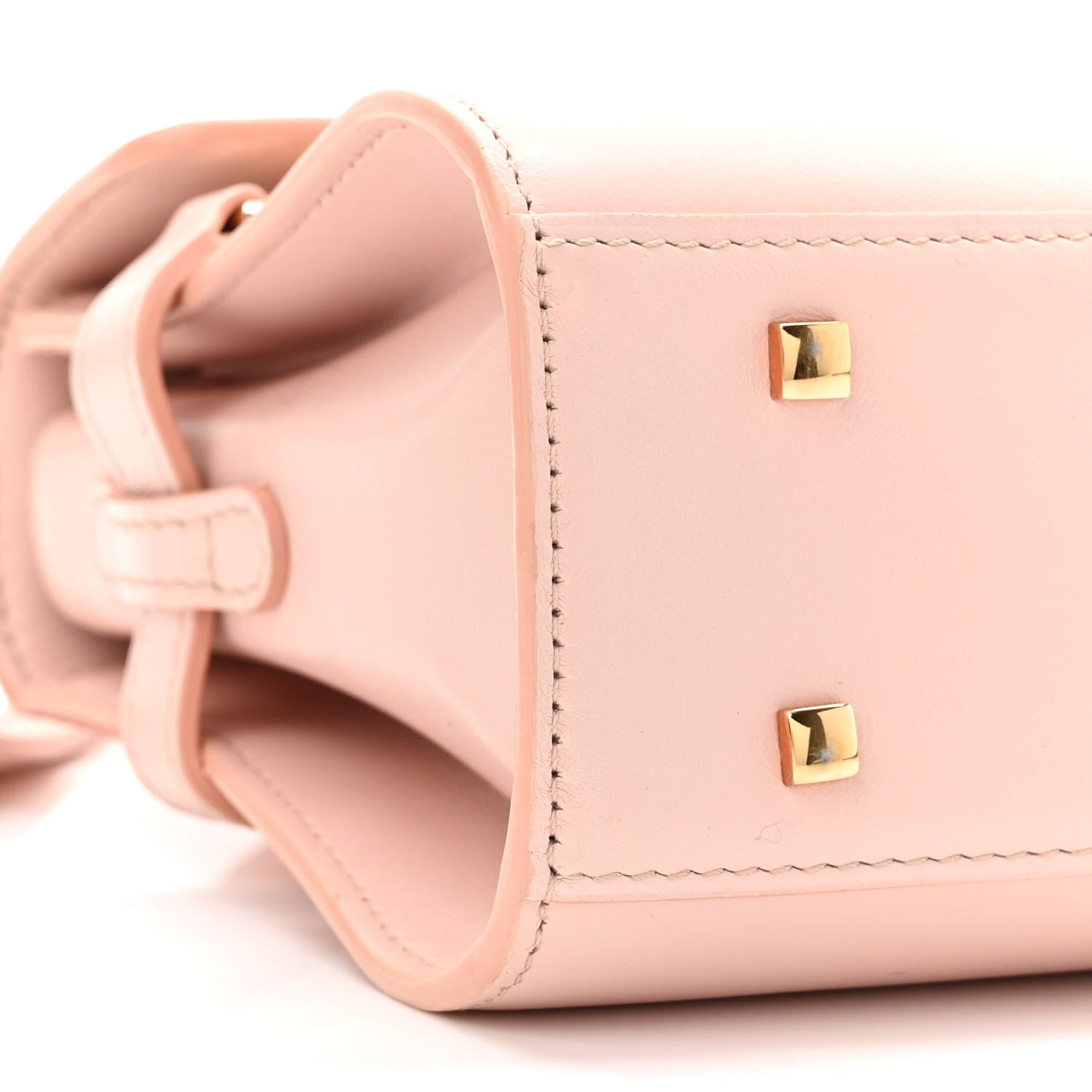 Delvaux Smooth Calfskin Mini Tempete Satchel Nude 9 of 10