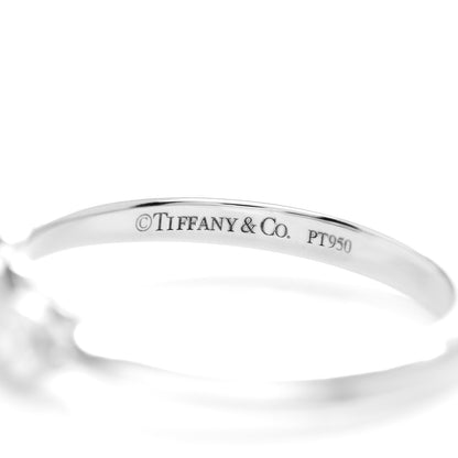 Tiffany Platinum Diamond Three Stone Milgrain Ring 52 6 5 of 5