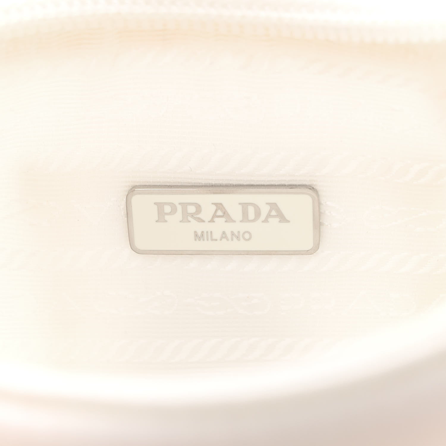 Prada Tessuto Nylon Polka-Dot Mini Re-Edition 2000 Bag White Black 6 of 13