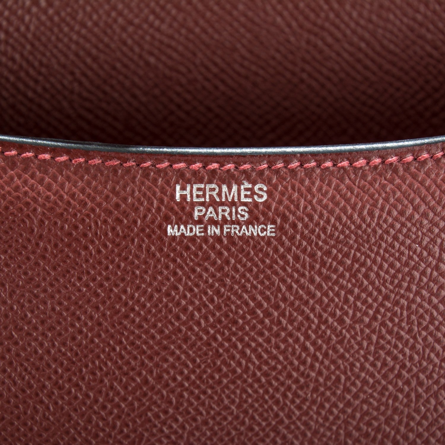 Hermes Epsom Enamel Constance 24 Rouge H Bleu Nuit 6 of 10