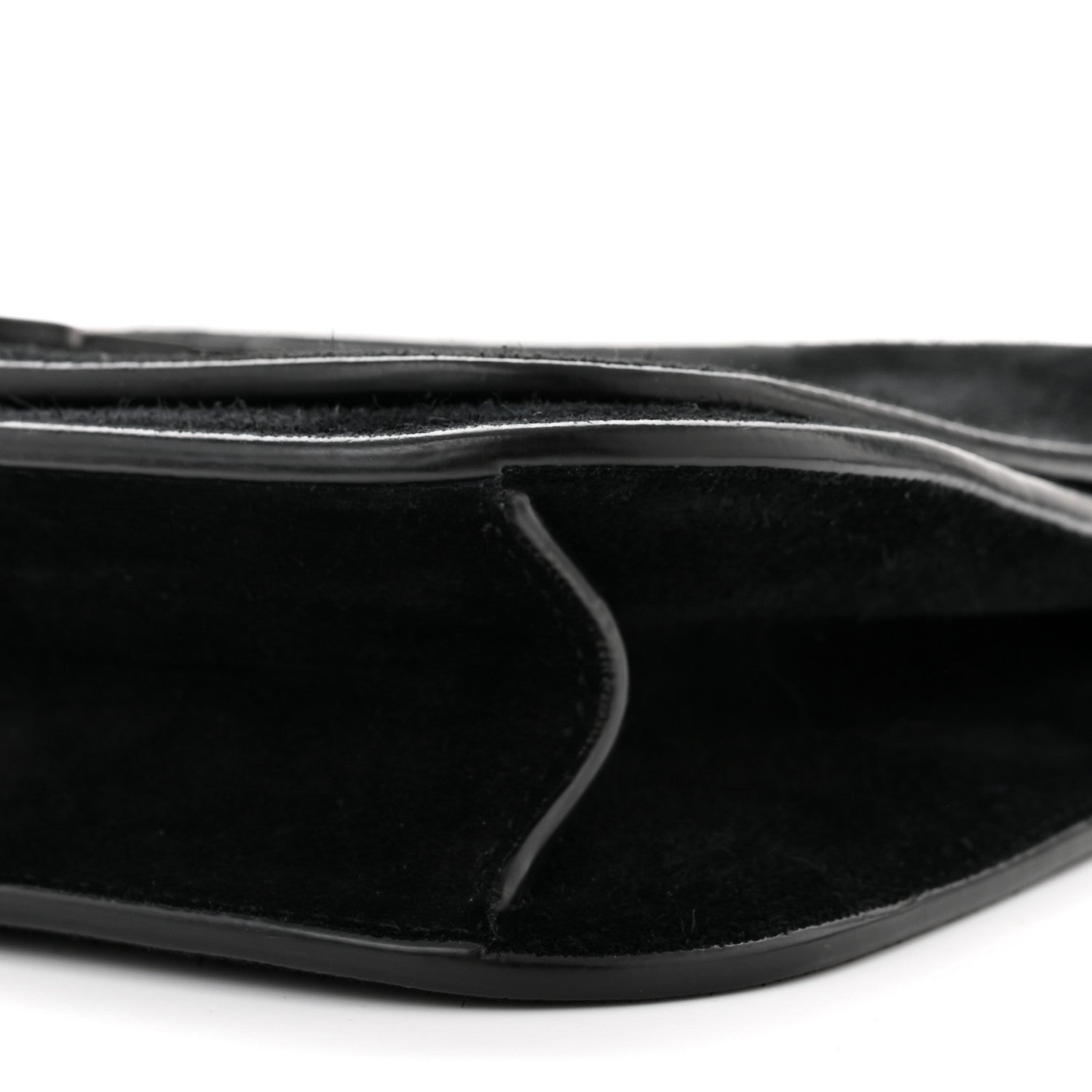 Saint Laurent Suede Small Spontini Saddle Bag Black 11 of 13
