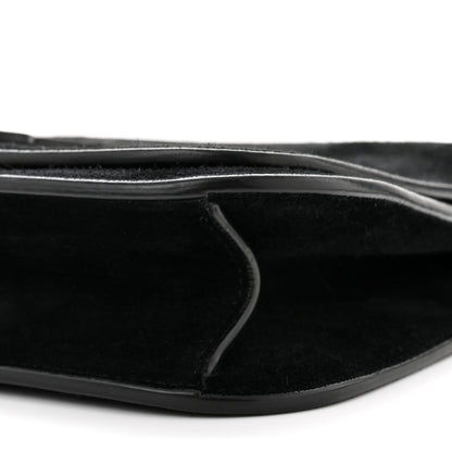 Saint Laurent Suede Small Spontini Saddle Bag Black 11 of 13