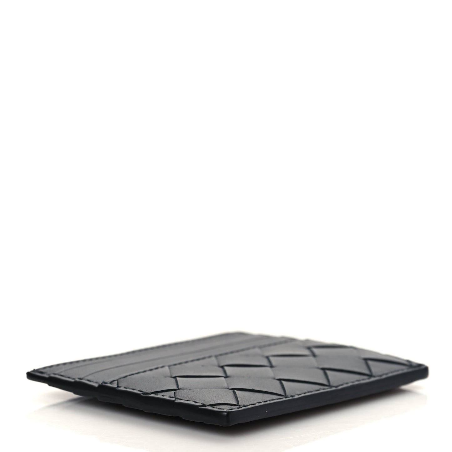 Intrecciato Card Holder Black