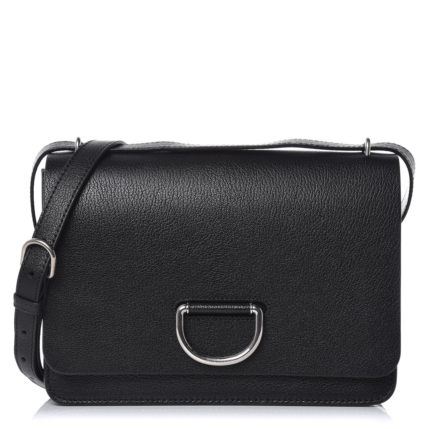 Goatskin Medium D-Ring Bag Black