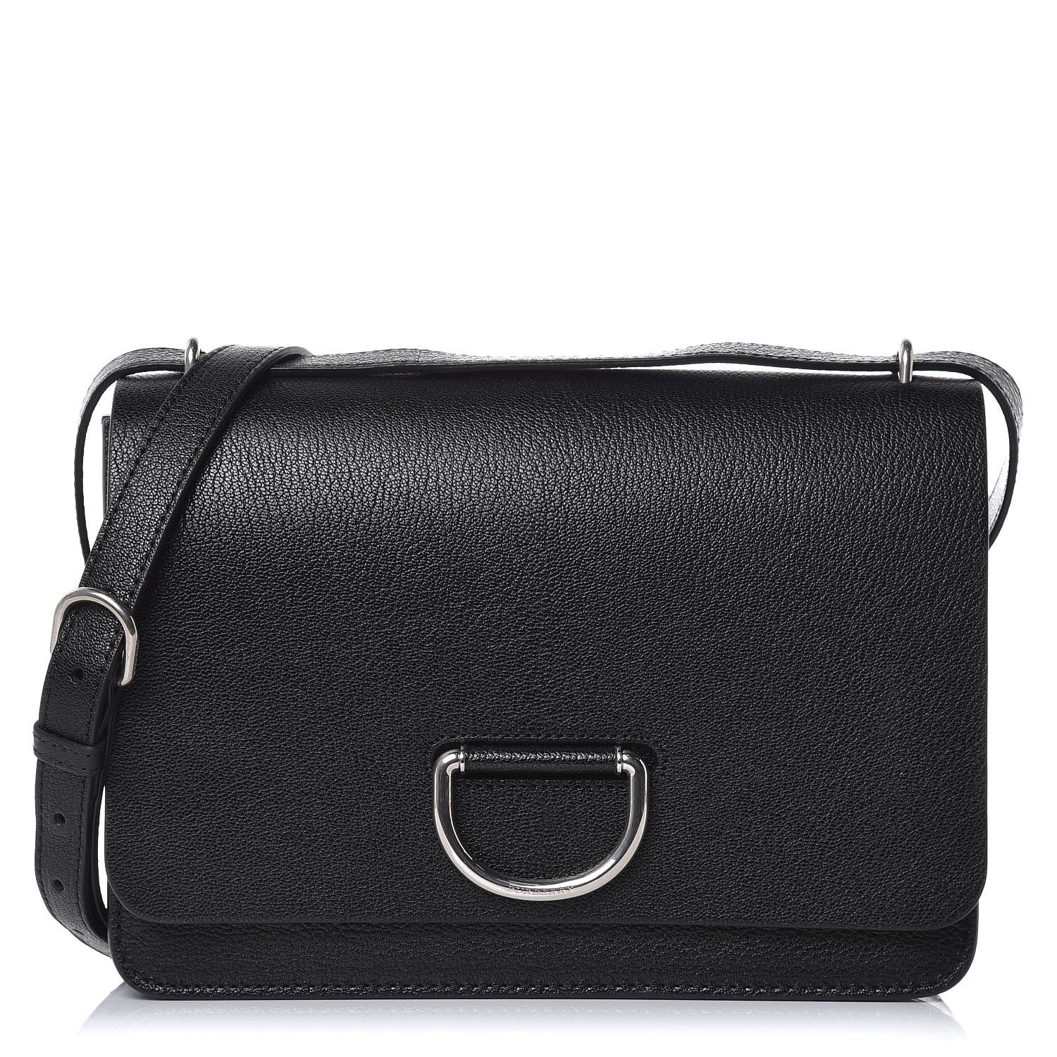 Burberry Goatskin Medium D-Ring Bag Black 1 of 8