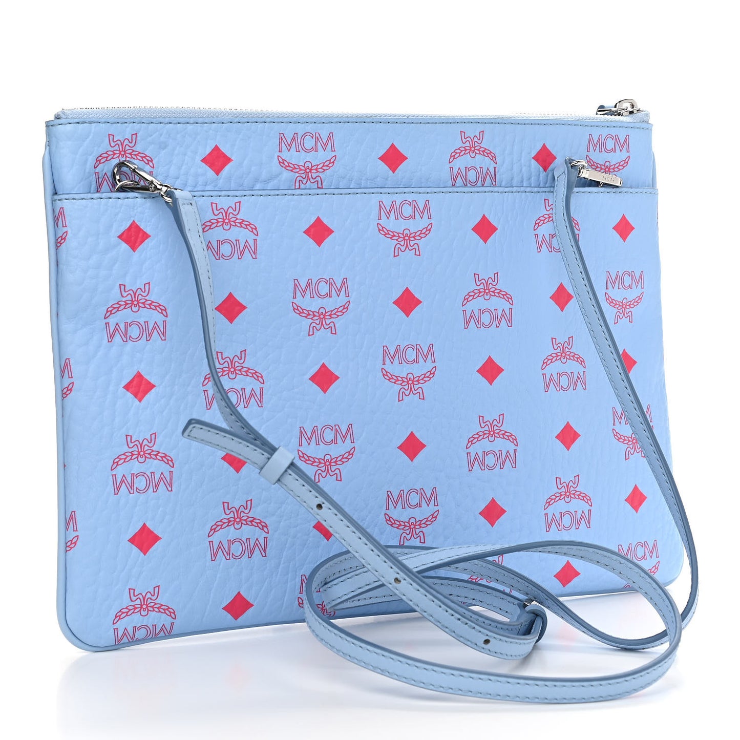 Visetos Original Medium Pouch Light Blue Red