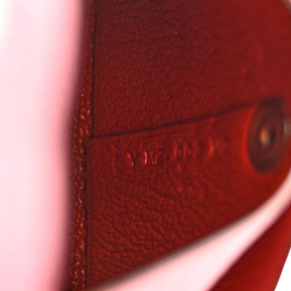 Hermes Chevre Mysore Bastia Verso Coin Purse Rose Confetti Brique 7 of 8