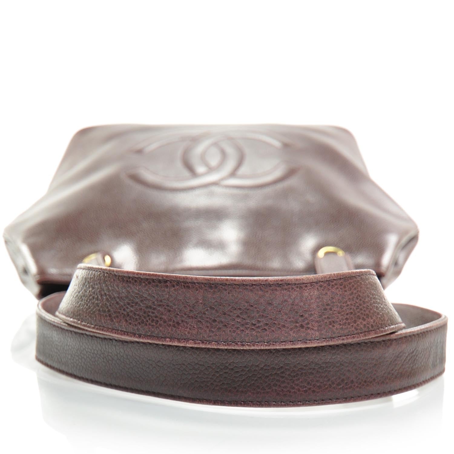 Chanel Caviar Shoulder Bag Bordeaux 6 of 10