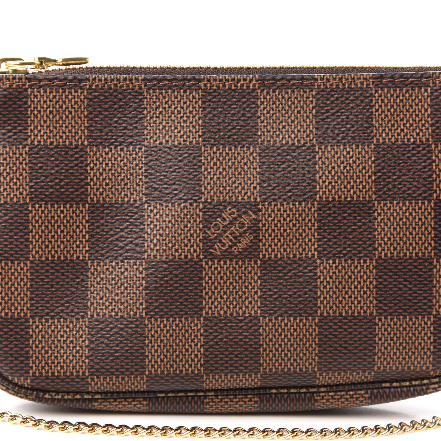 Louis Vuitton Damier Ebene Mini Pochette Accessories 10 of 11