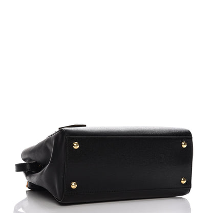 Fendi Vitello Elite Petite 2Jours Tote Black 4 of 10
