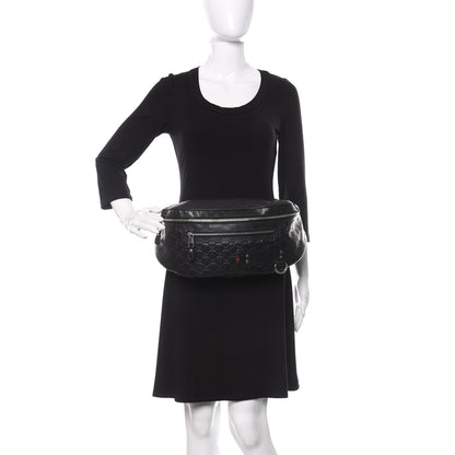 Gucci Guccissima Web Belt Bag Black 2 of 12