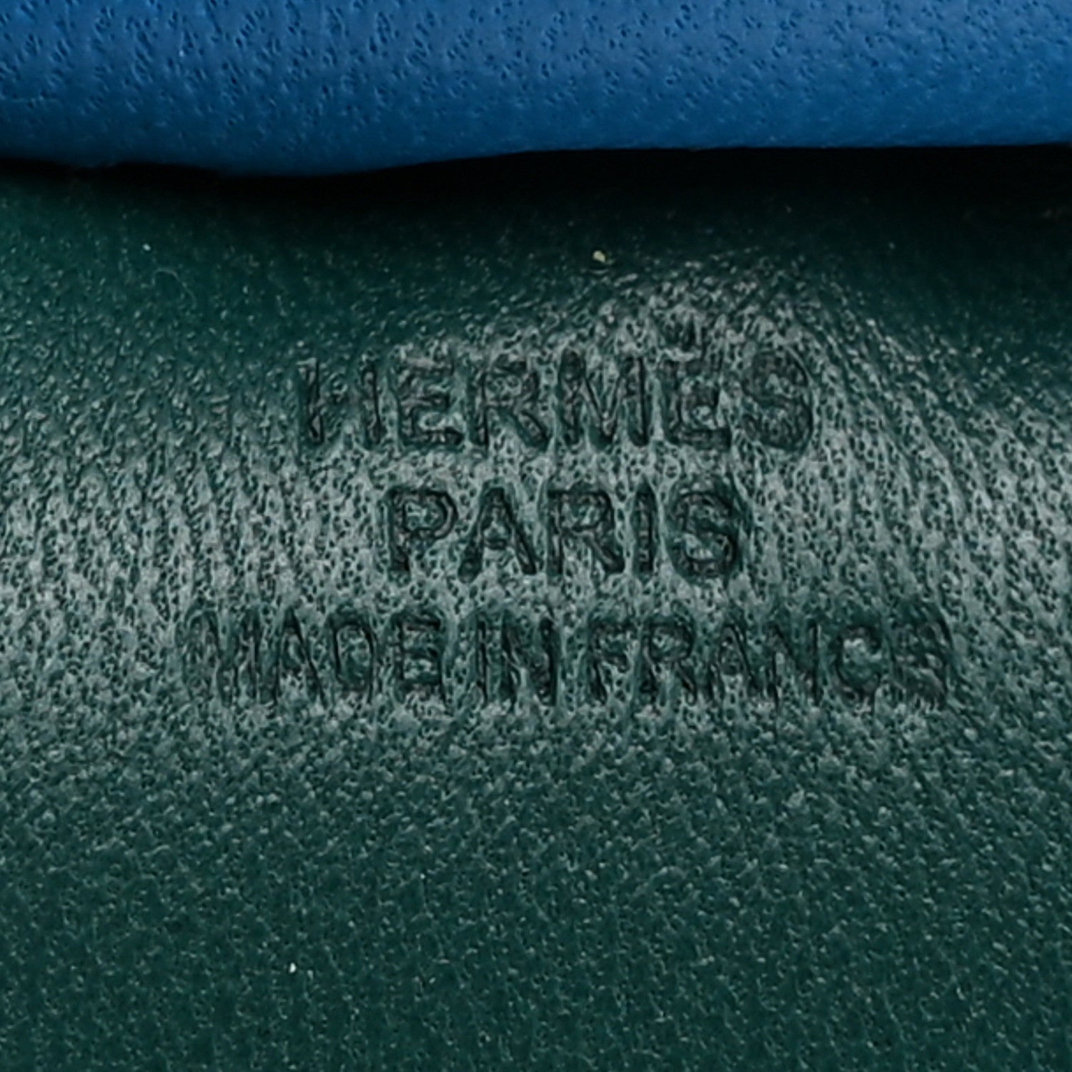 Hermes Milo Lambskin Grigri Rodeo Horse Bag Charm MM Malachite 4 of 4