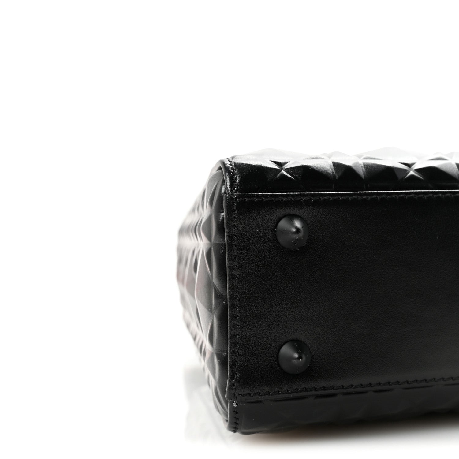 Christian Dior Calfskin Cannage Diamond Small My ABCDior Lady Dior Black 8 of 9