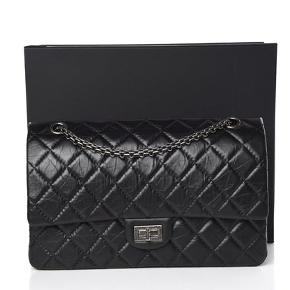 Chanel Aged Calfskin Quilted 2.55 Reissue 226 Flap Black 10 of 10