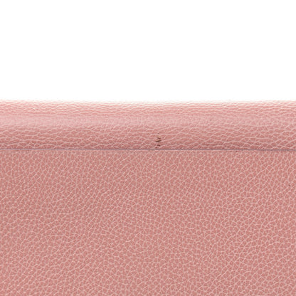 Tom Ford Pebbled Calfskin Wallet On Chain Wild Rose 12 of 13