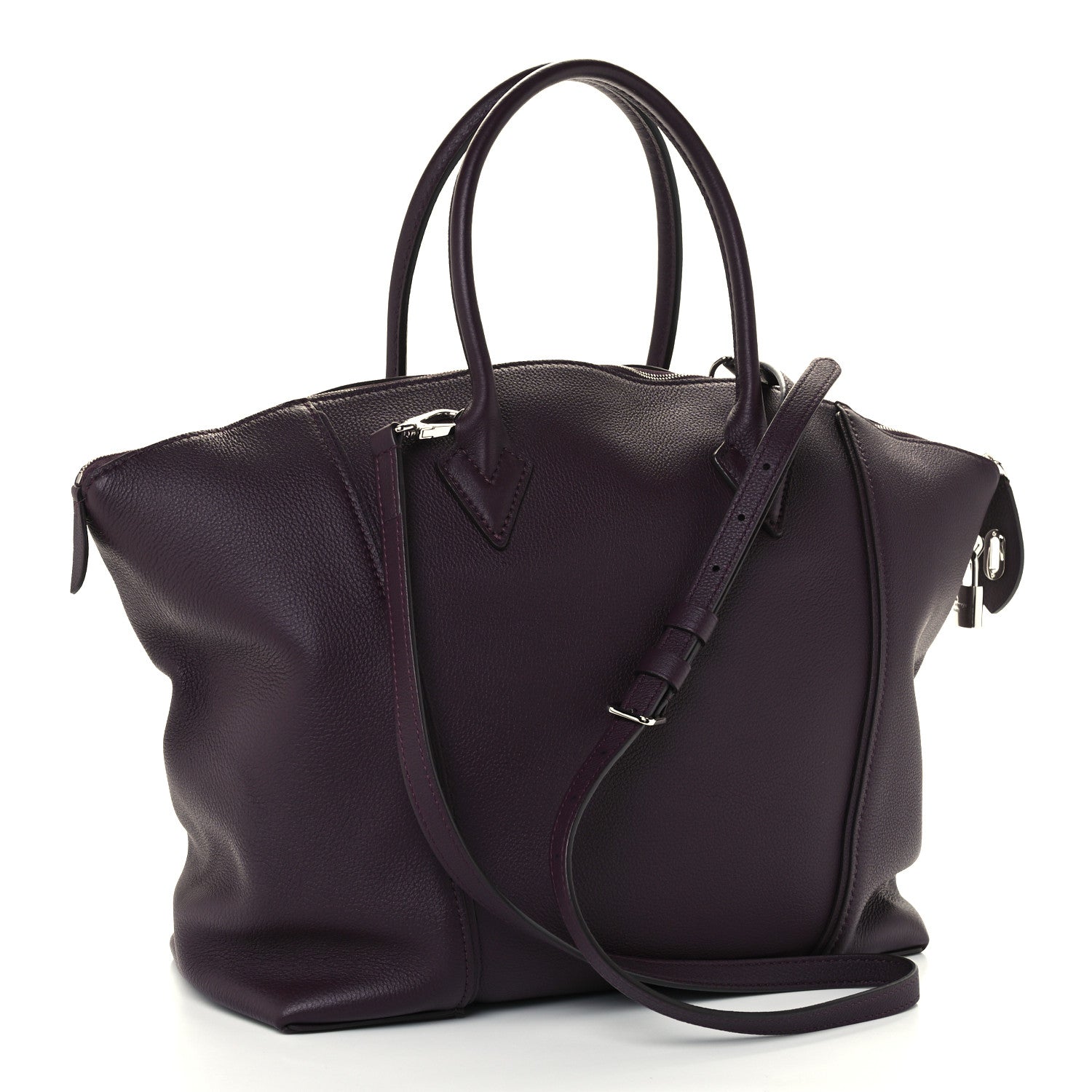 Louis Vuitton Veau Cachemire Soft Lockit MM Quetsche 3 of 13