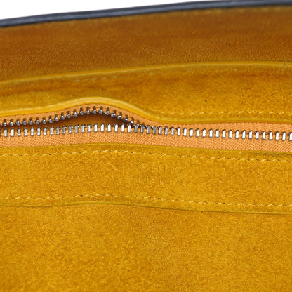 Celine Natural Calfskin Biker Bucket Shoulder Bag Black Sunflower 6 of 8