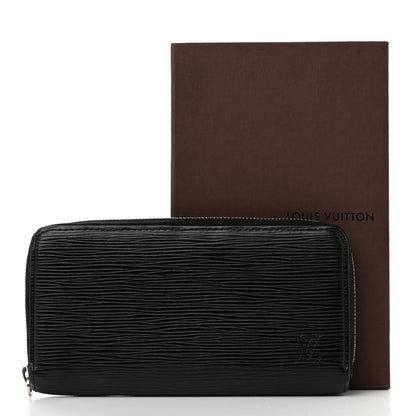Louis Vuitton Epi Zippy Wallet Black 8 of 8